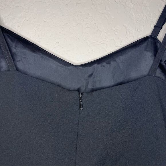VINTAGE Esprit Black Slip Dress - Picture 4 of 6